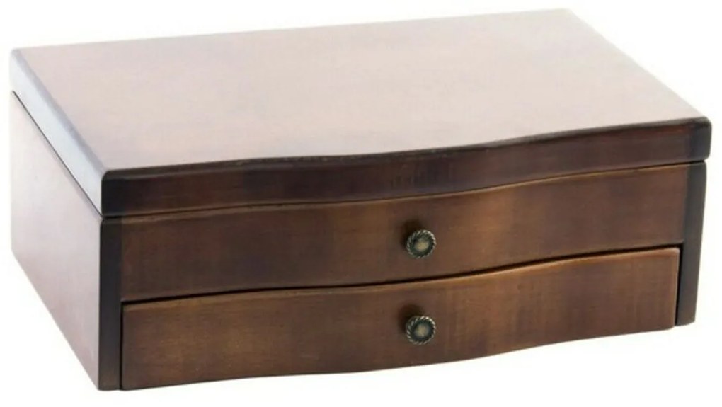 Guarda-Joias DKD Home Decor Castanho Madeira MDF 28 x 17 x 10 cm