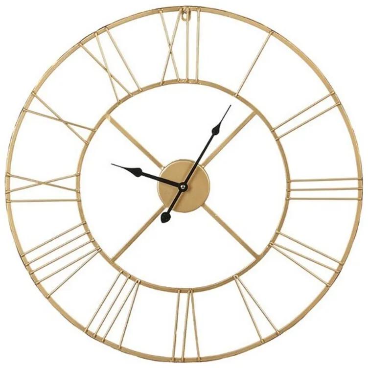Relógio de Parede Circular Castanho (60 x 60 x 5cm)