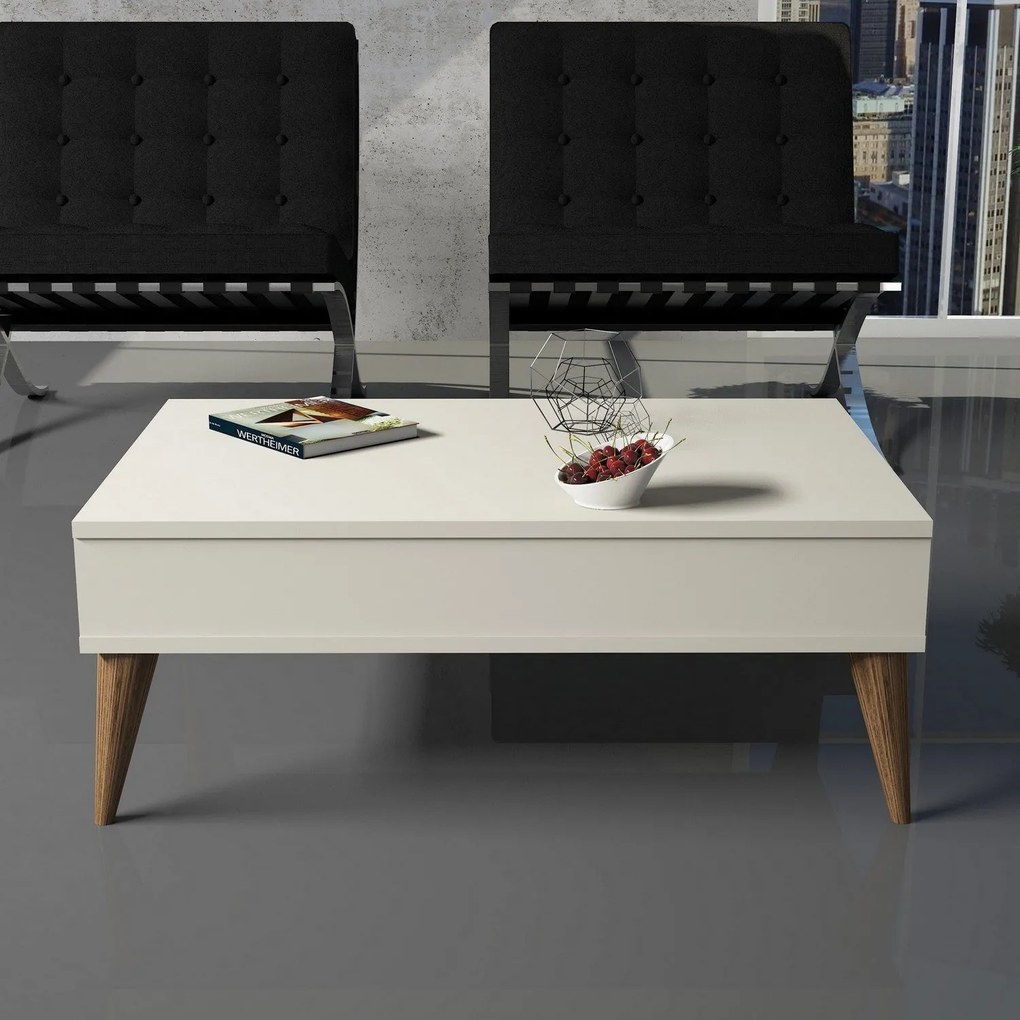 Mesa de Centro Best – Creme – 90x34,6x60 cm