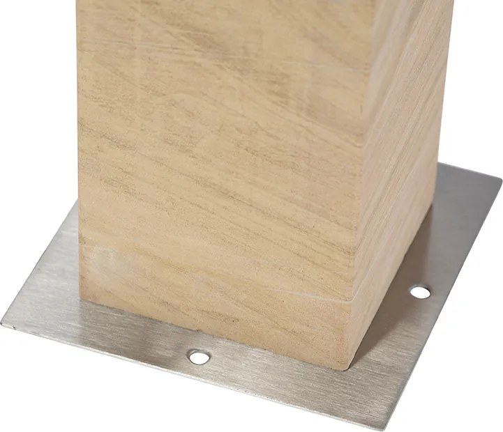 Candeeiro de pé moderno para exterior em arenito 40 cm - Grumpy