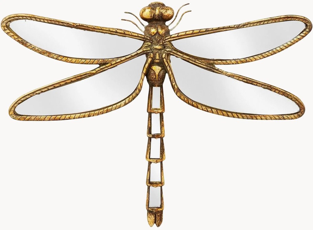 Decoração de parede espelhada Dragonfly, L 35 cm