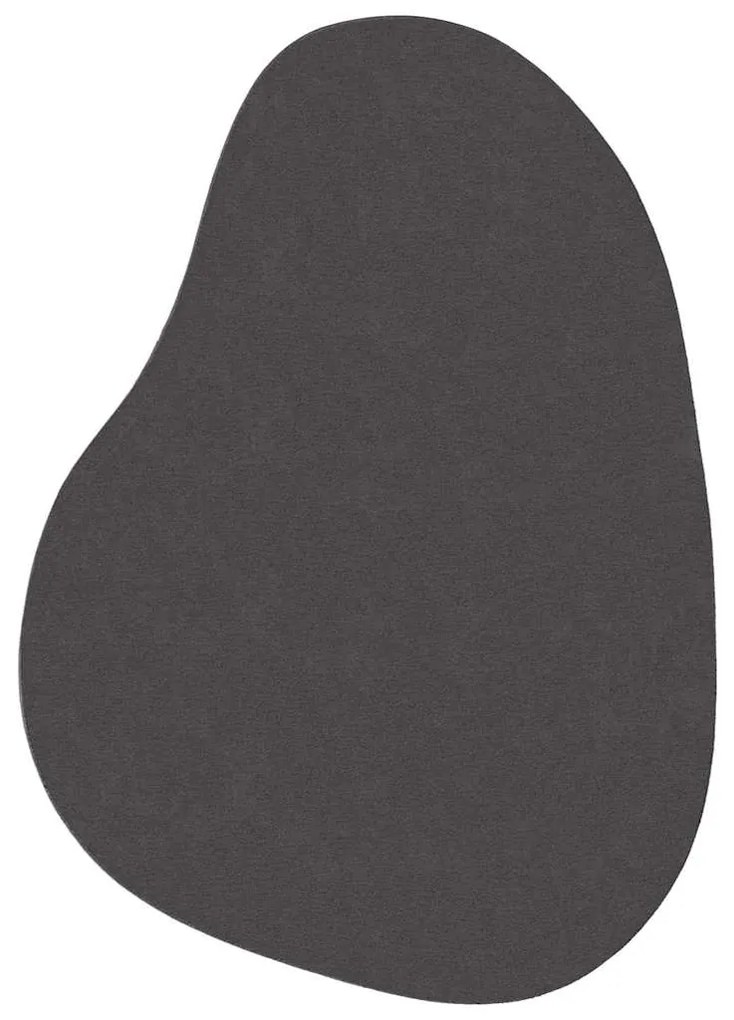 Tapete Cinzento-escuro 140 x 200 cm Poliéster