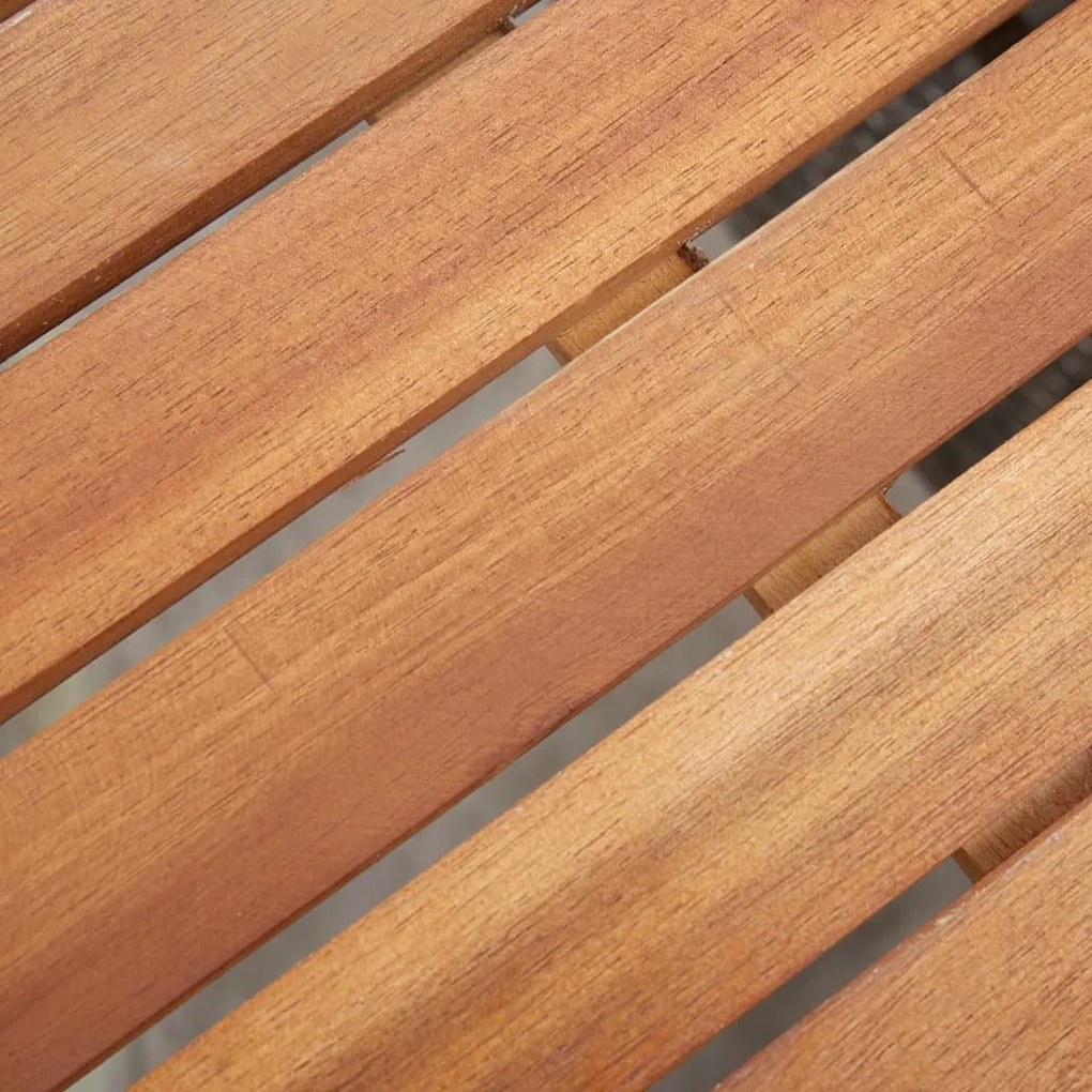 Mesa de jardim 240x90x74 cm vime PE e madeira acácia maciça
