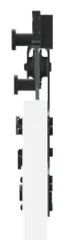 Porta Deslizante vidaXL com Conjunto de Ferragens Branca 93x232 cm Mad