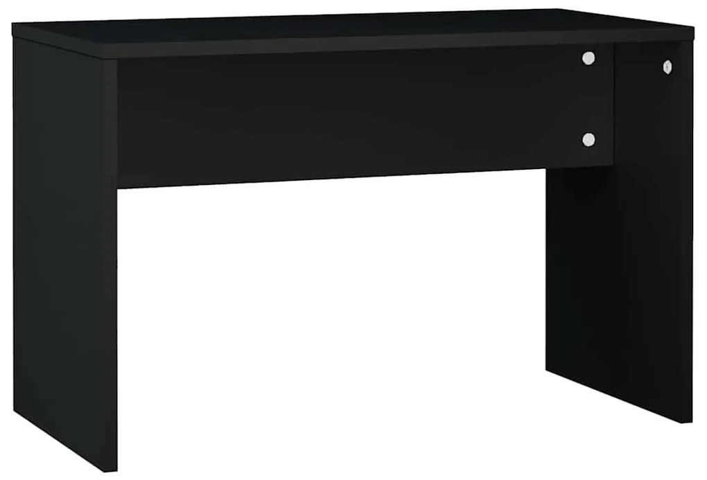 Conjunto de toucador com luzes LED derivados de madeira preto