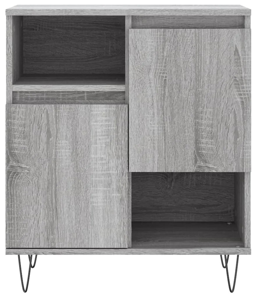 Aparador 60x35x70 cm derivados de madeira cinzento sonoma