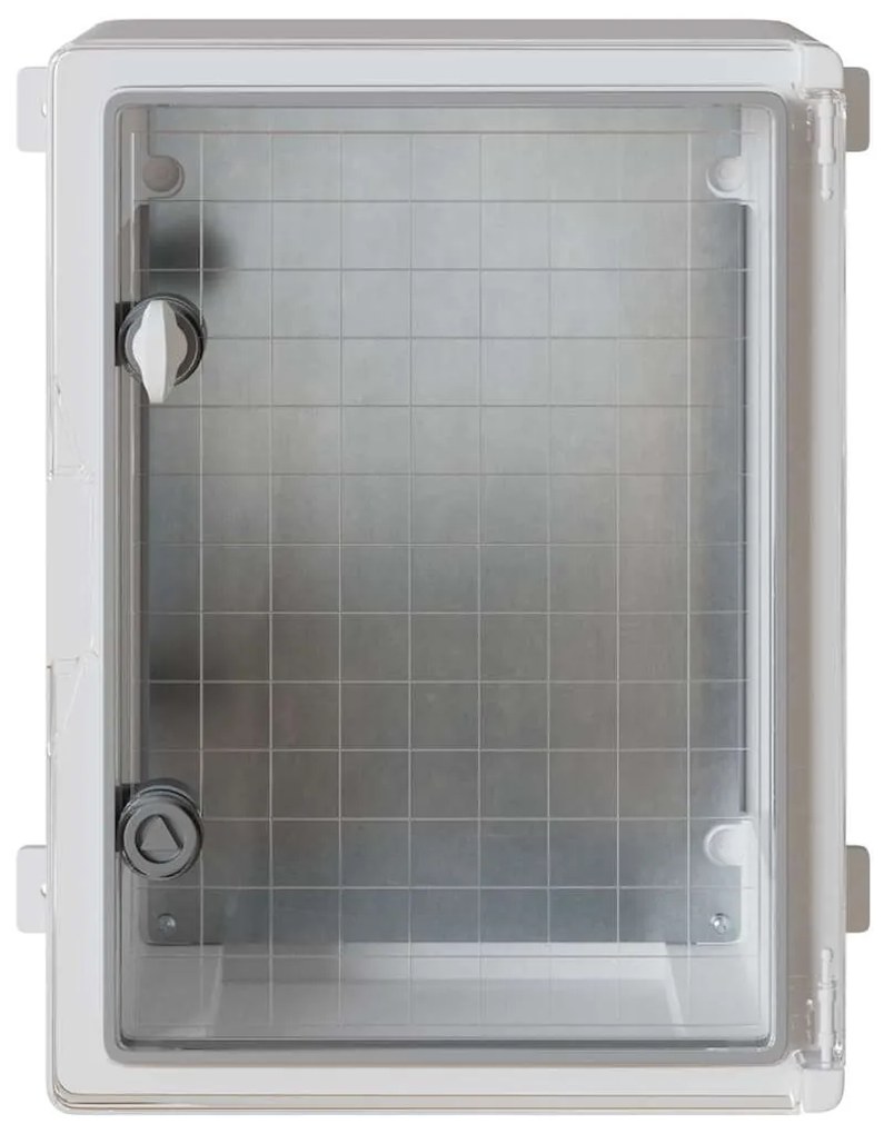 Armário de Controle IP65 à Prova d'Água Cinza 30x16,5x40 cm de Plástic