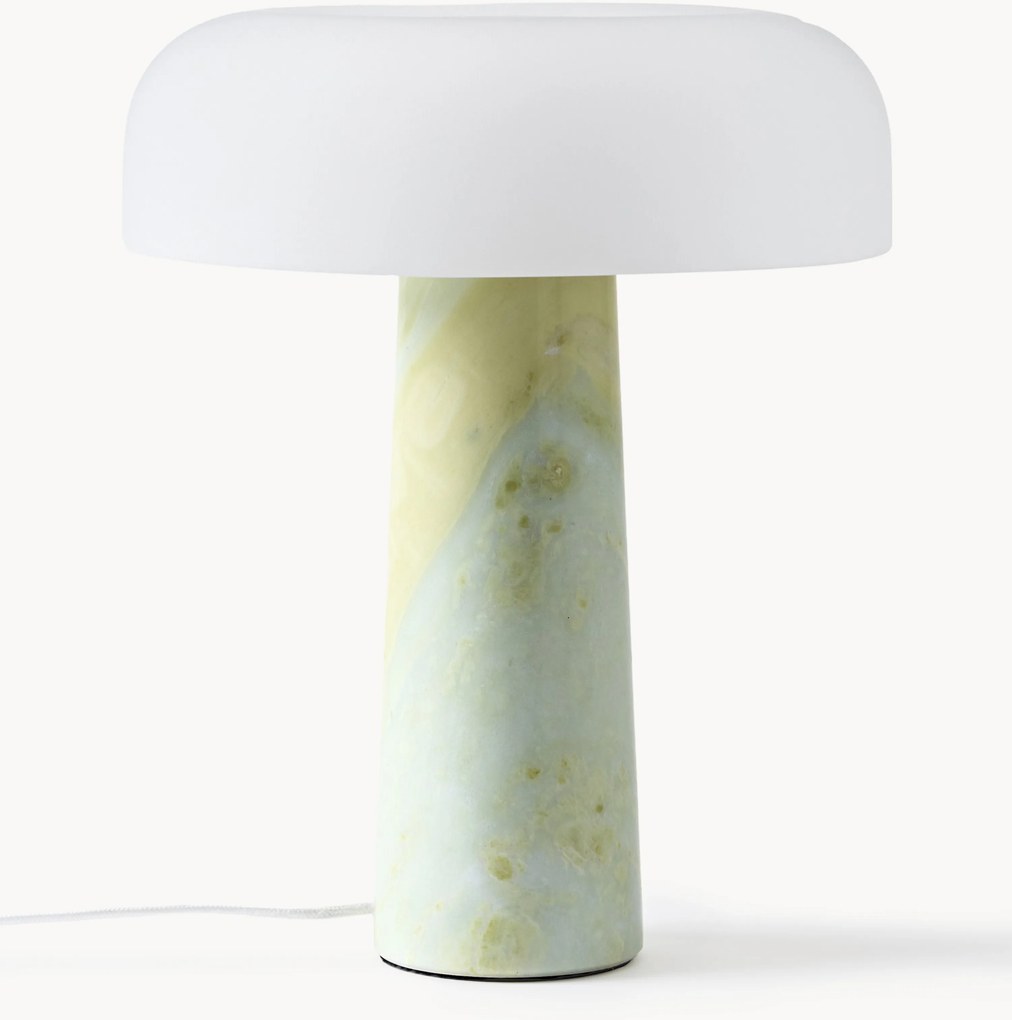 Candeeiro de mesa com base em mármore Carla