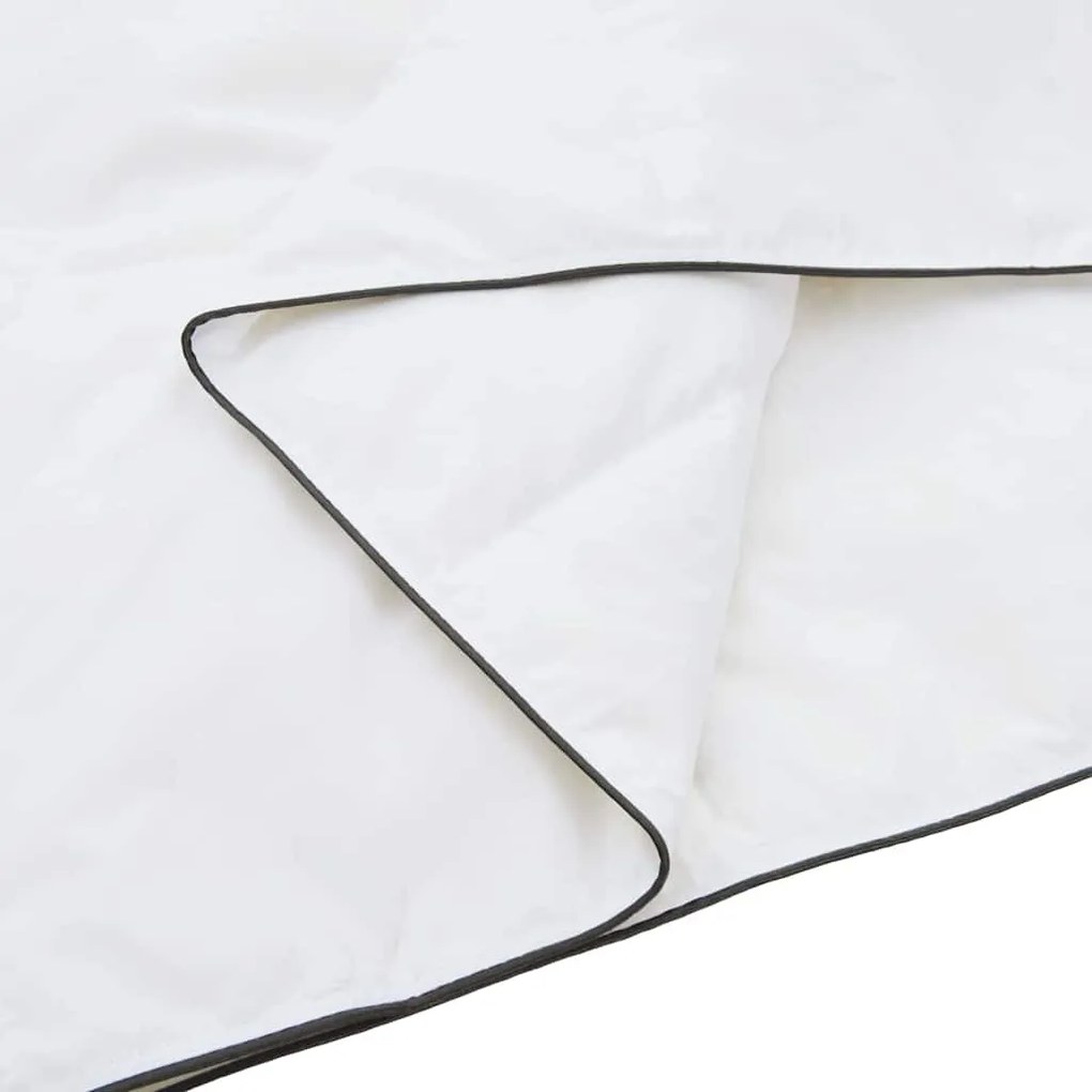 Edredão com travesseiro 2 pcs Branco 155 x 200 cm Penugem