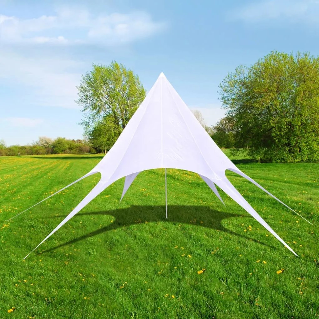 40705 vidaXL Pérgula hexagonal para jardim 10m