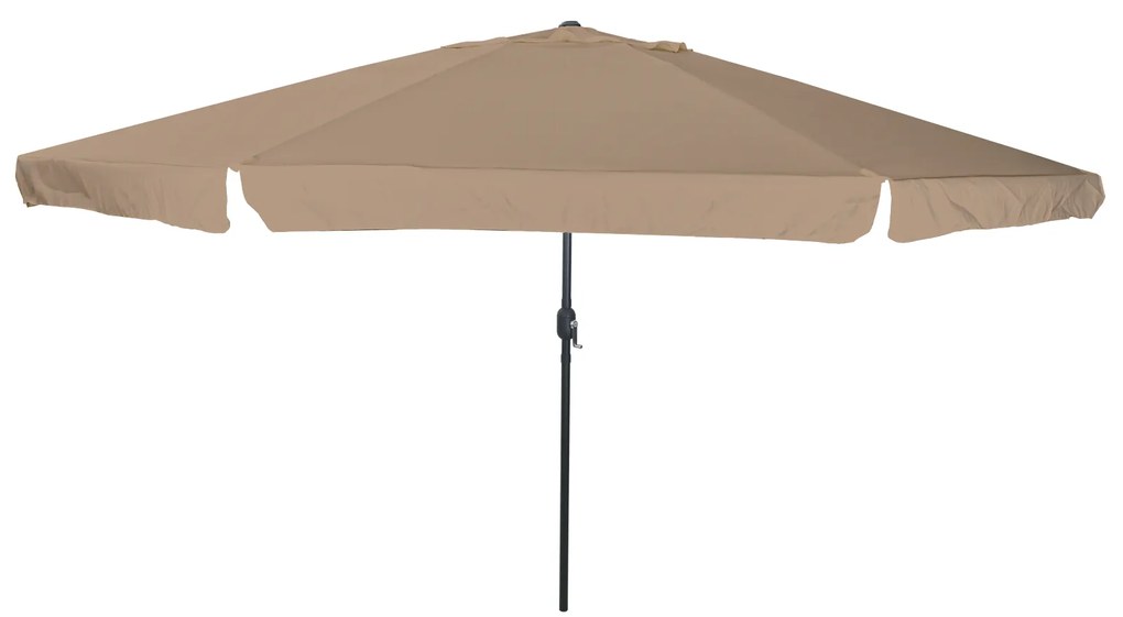 Parasol de Jardim vidaXL ø395x245 cm Bege