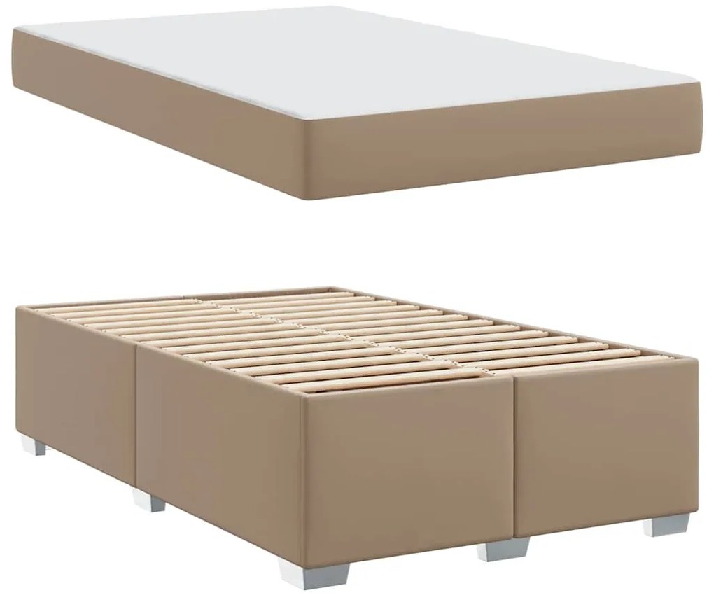 Estrutura da Cama Cappuccino 140 x 200 cm Couro sintético