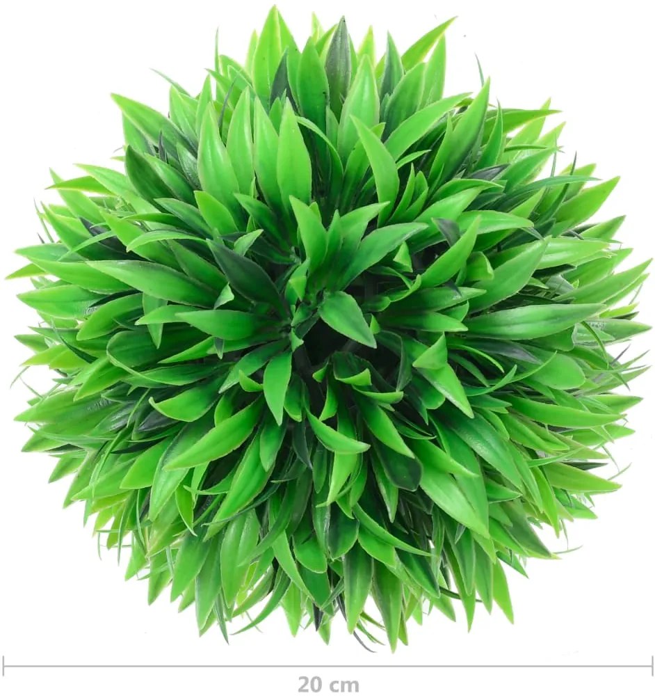 Bolas de buxos artificiais 2 pcs 20 cm