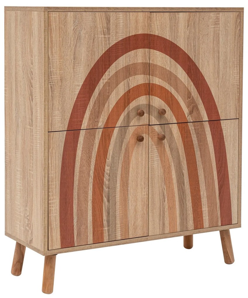 Conjunto de Mobiliário de Entrada Multilux – Sonomo Stone – Sapateira: