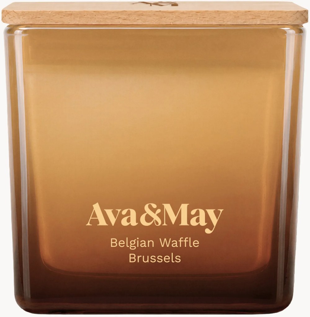 Vela perfumada Belgian Waffle (avelã, caramelo, coco)