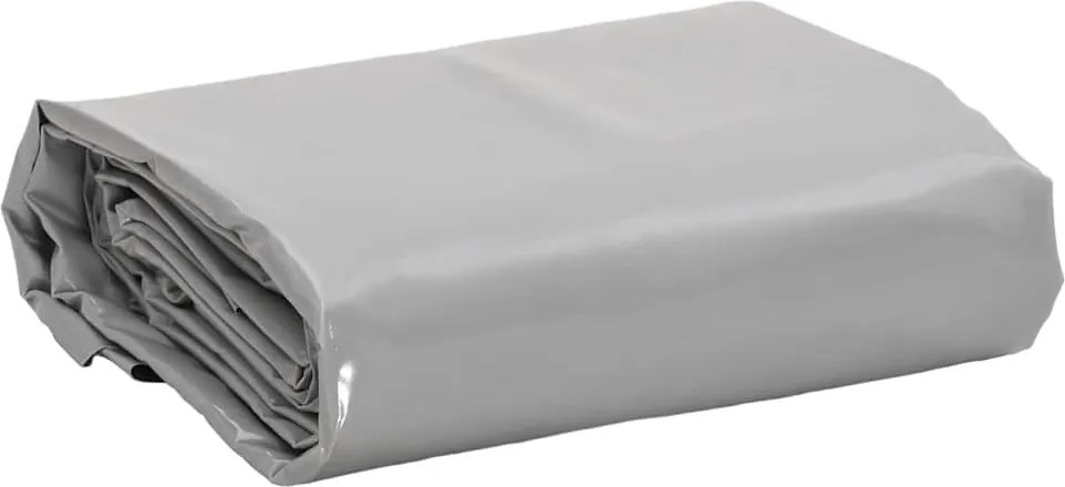 vidaXL Lona 3x4 m 650 g/m² cinzento