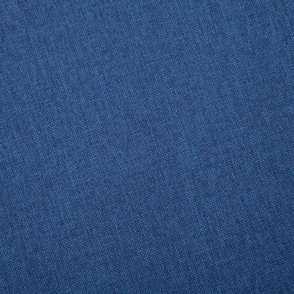 Sofá Valença de 2 Lugares - Em Tecido - Cor Azul - 200x82x75 cm - Estr