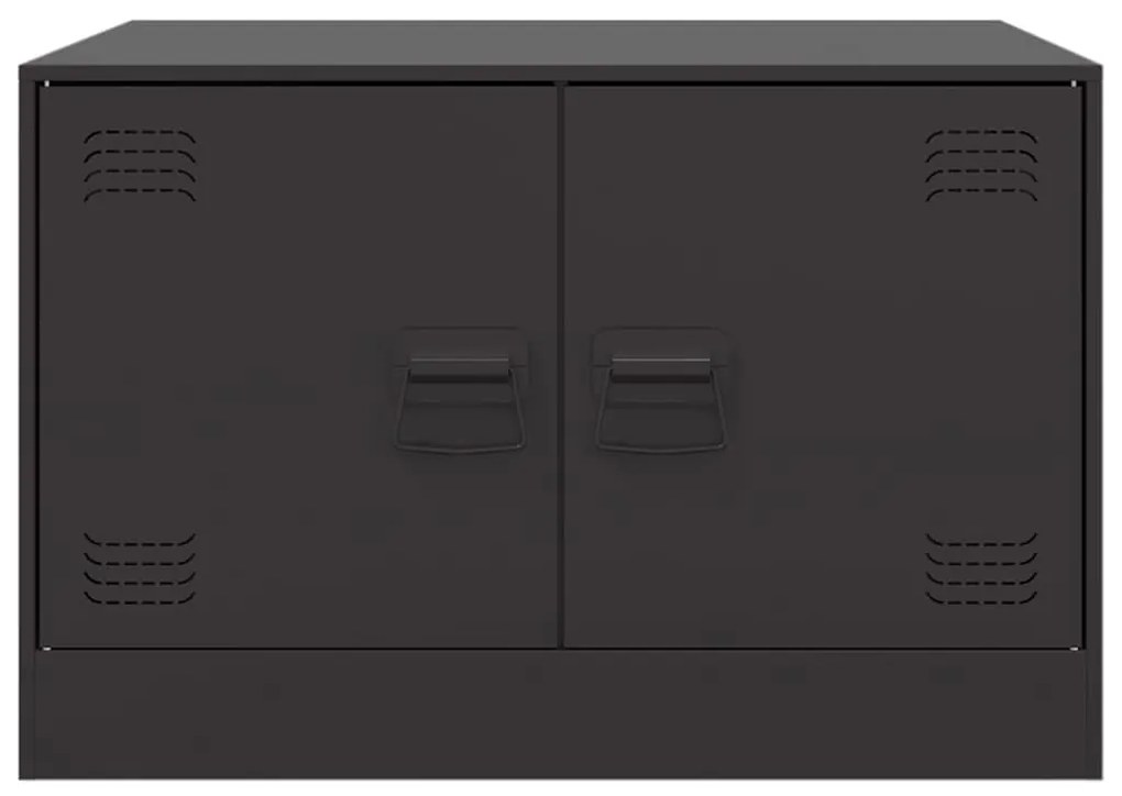 Mesa de centro 67x50x44 cm aço preto
