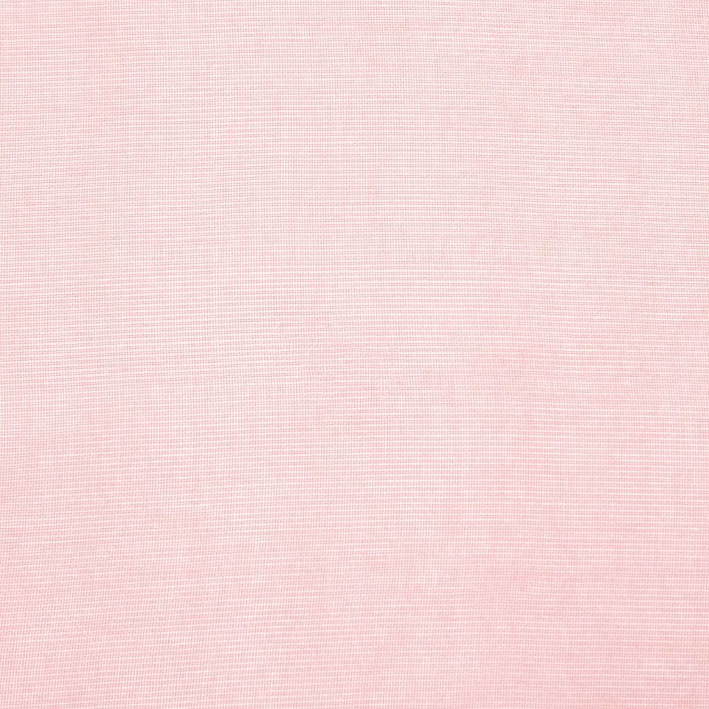 Cortinas de voile com ilhós 2 pcs rosa-claro 140x260 cm