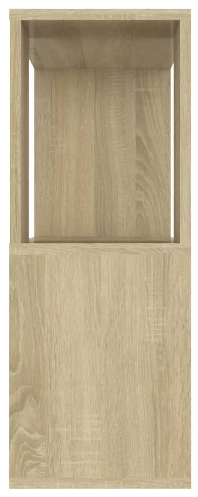 Móvel de TV 80x24x63 cm contraplacado cor carvalho sonoma