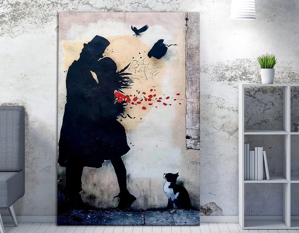 Pintura Decorativa em Tela WY04 – Multicolor – 50 x 70 cm