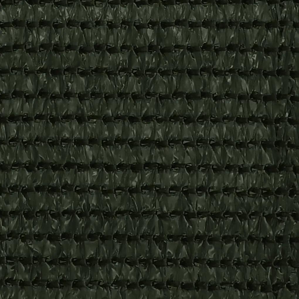 Tela de varanda 120x300 cm PEAD verde-escuro