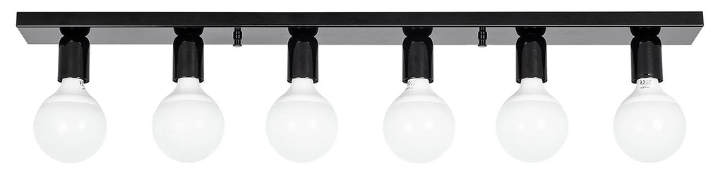 Candeeiro de Teto Mirro – Preto/Branco – 91 x 10 x 10 cm