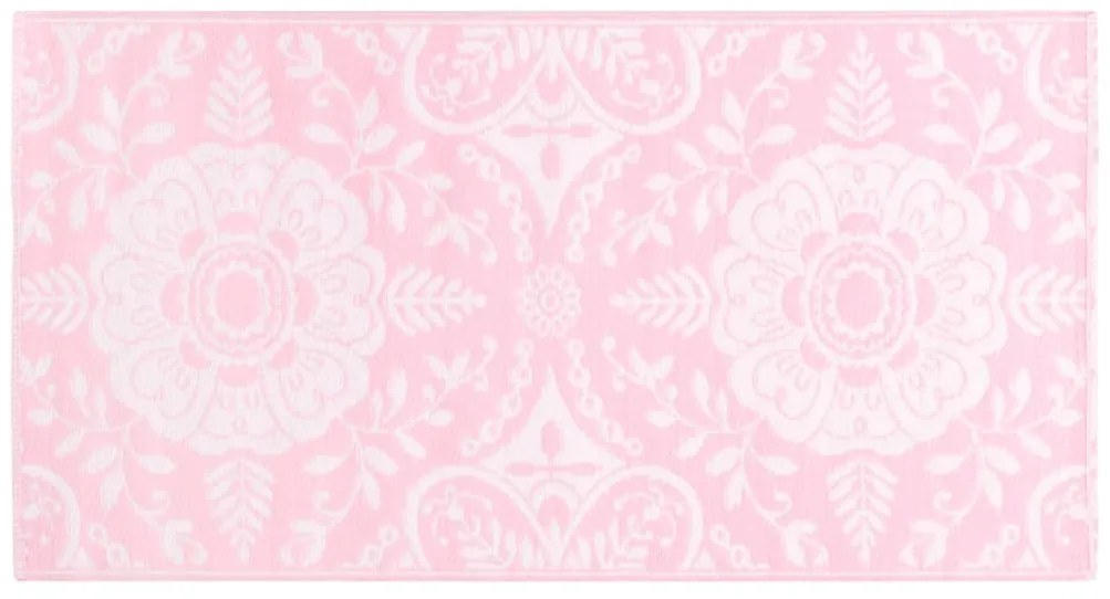 Tapete de exterior 80x150 cm ARAKIL PP cor-de-rosa