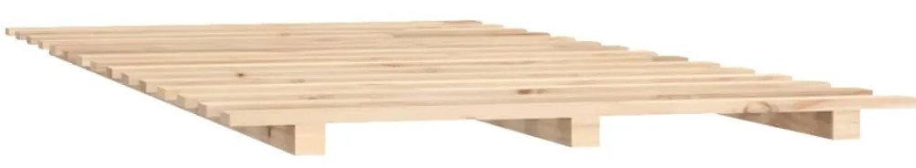 Estrutura de cama 120x190 cm pinho maciço