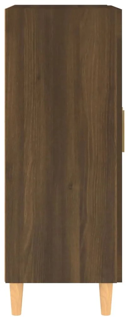 Aparador 69,5x34x90 cm derivados de madeira carvalho castanho