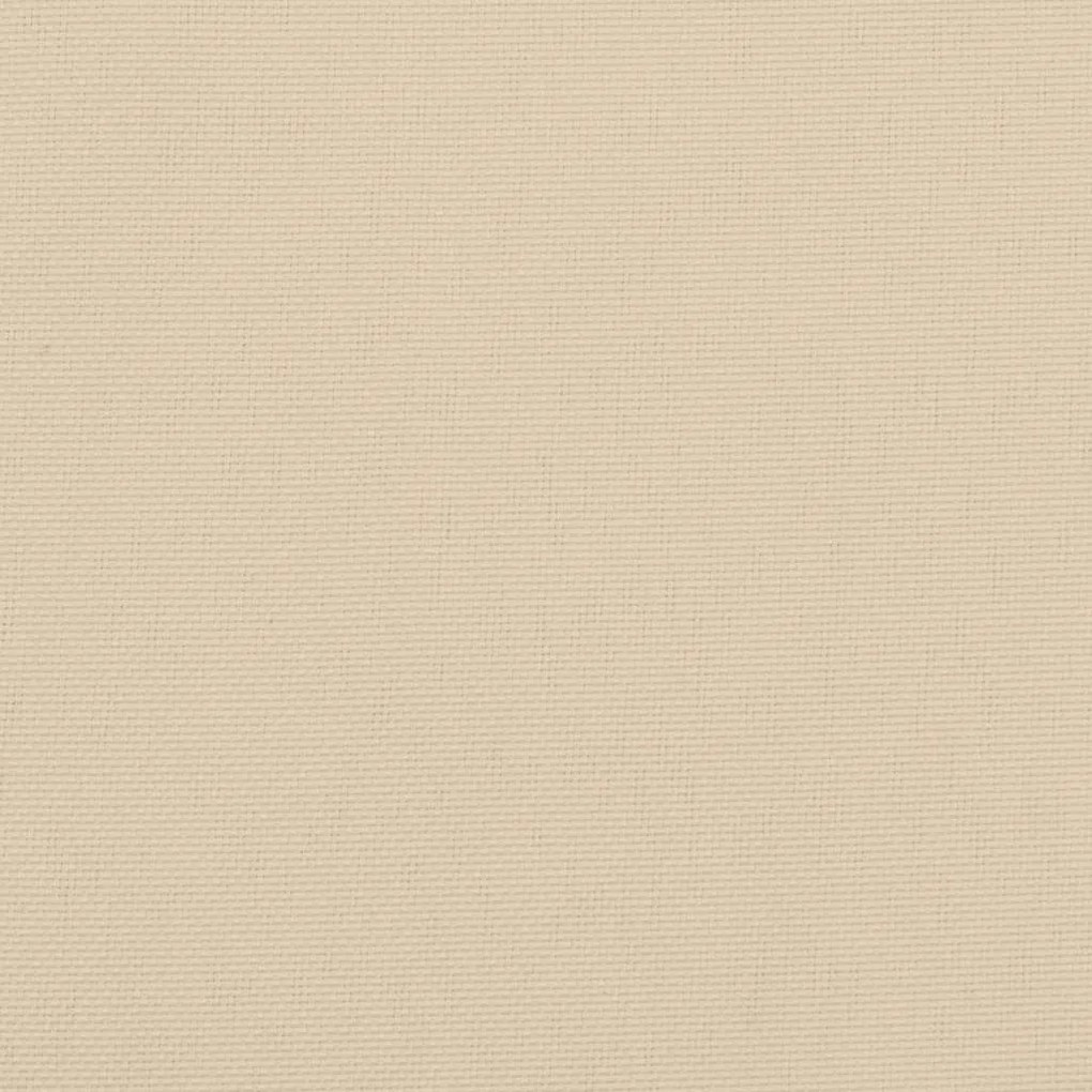 Almofadão p/ banco de jardim 150x50x4 cm tecido oxford bege