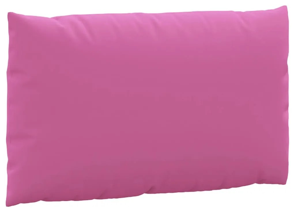 Almofadões p/ móveis de paletes 3 pcs tecido oxford rosa