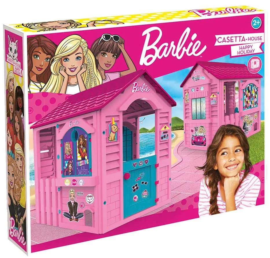 Casa infantil Barbie para exterior ROSA