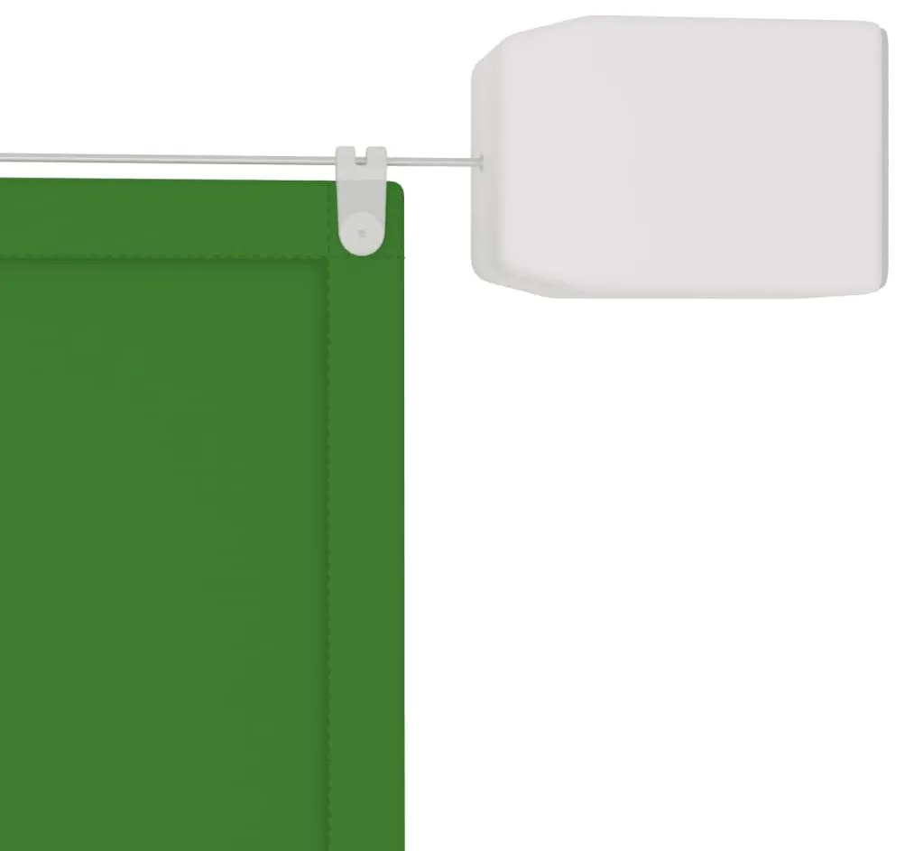 Toldo vertical 140x360 cm tecido oxford verde-claro