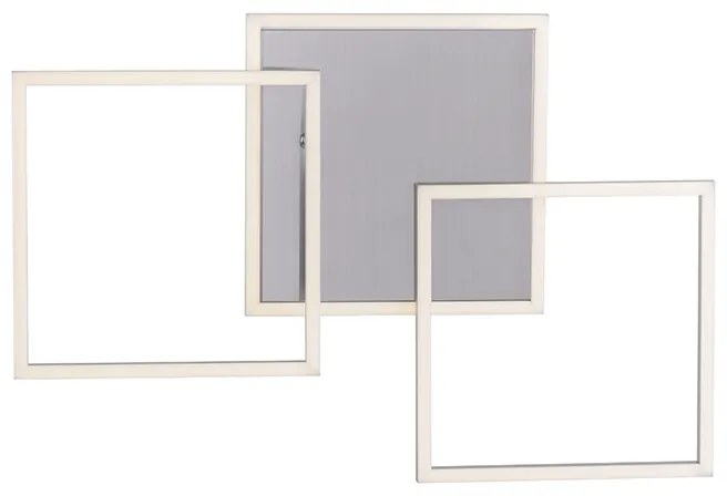 Candeeiro de teto em aço com LED e 3 luzes reguláveis - Amanda Moderno