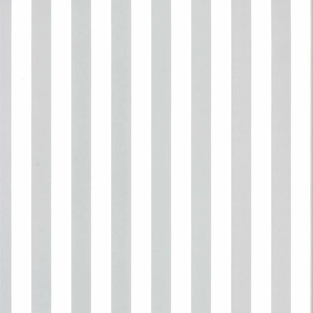 Fabulous World Papel de parede Stripes branco e cinzento-claro 67103-3