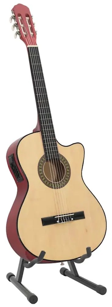 12 pcs conjunto de guitarra com equalizador e 6 cordas
