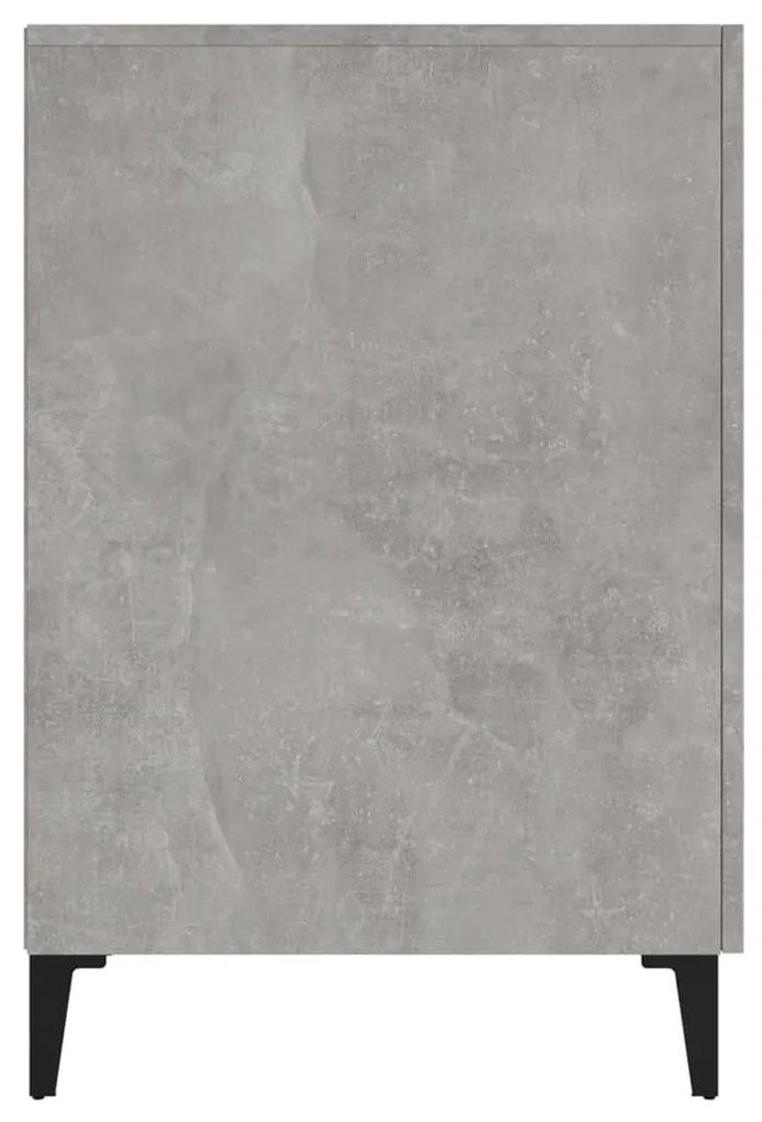 Secretária 140x50x75 cm derivados de madeira cinza cimento