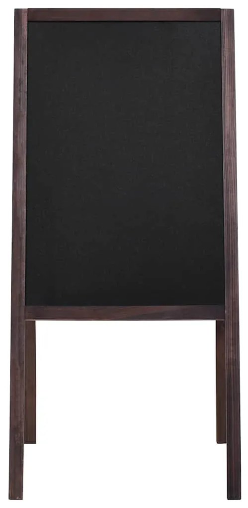 Quadro negro vertical de dupla face em madeira de cedro 40x60cm