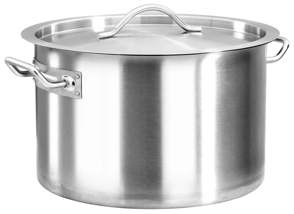 51138 vidaXL Panela 24 L 36x24 cm aço inoxidável