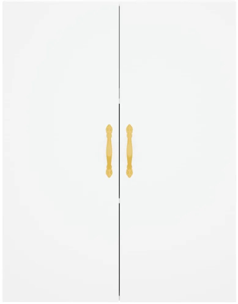 Armário alto 69,5x34x180 cm derivados de madeira branco
