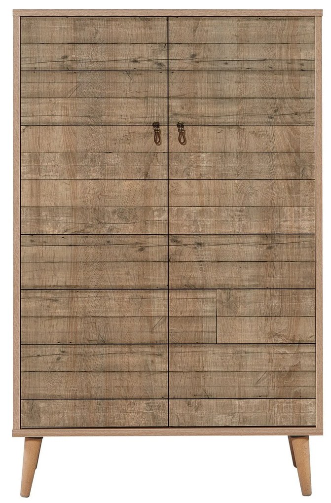 Armário Multiusos Multibox – Carvalho Sonoma – 80x127x36 cm