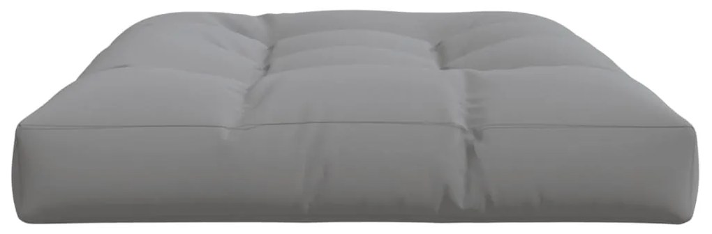 Almofadão para sofá de paletes 120x80x12 cm tecido cinza