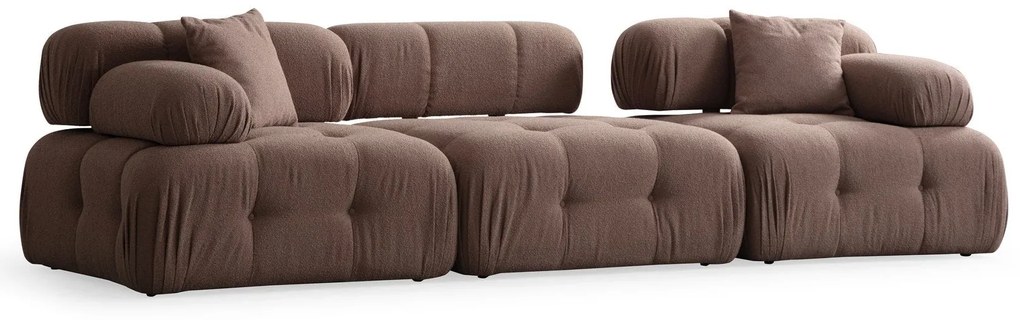 Sofá 3 Lugares Doblo – Cappuccino – 300x100x80 cm