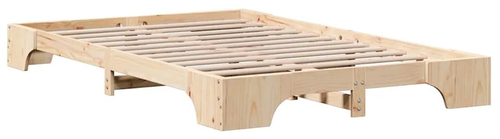 Cama 120x200 cm em Madeira de Pinho Maciça