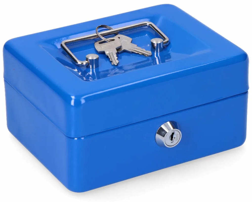 Cofre Micel CFC09 M13391 15,2 x 11,8 x 8 cm Azul Aço