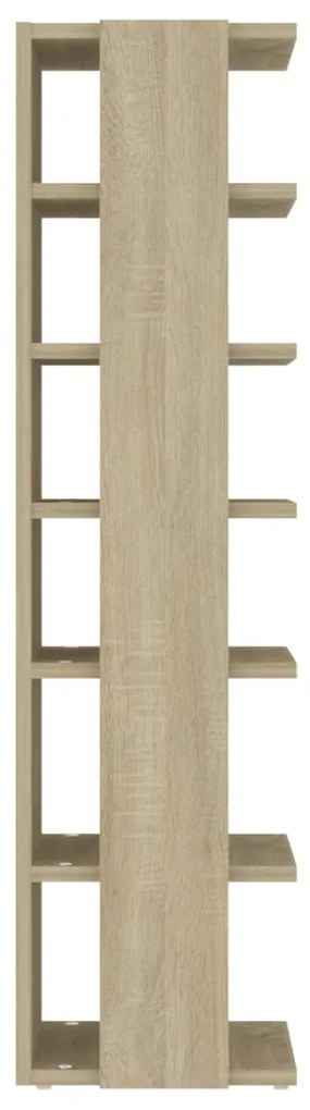 Sapateira 27,5x27x102 cm derivados de madeira carvalho sonoma