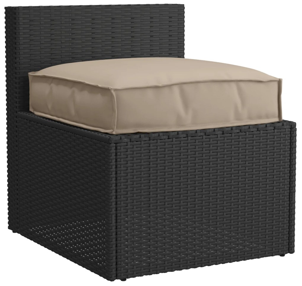 Almofada de Pallet para Assento Taupe 60x60x12 cm Tecido Oxford