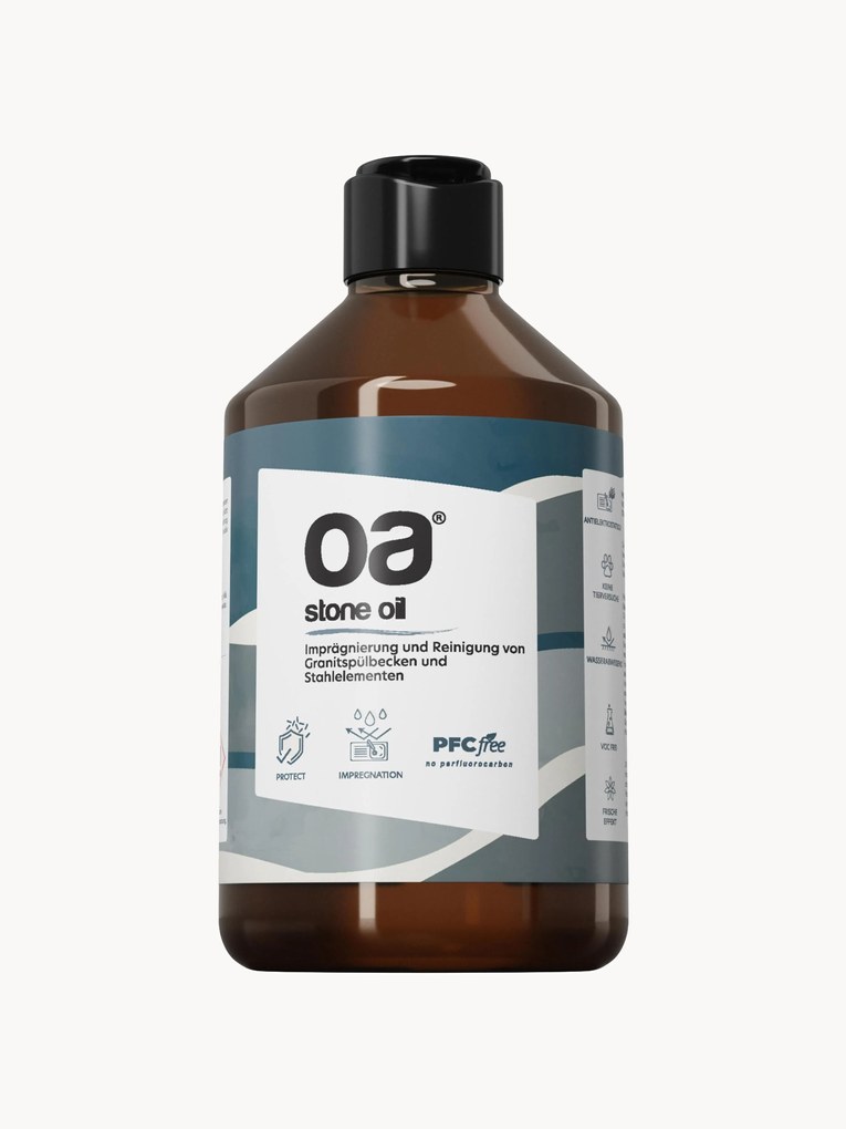 Produto de cuidado com óleo para pedra, granito e aço