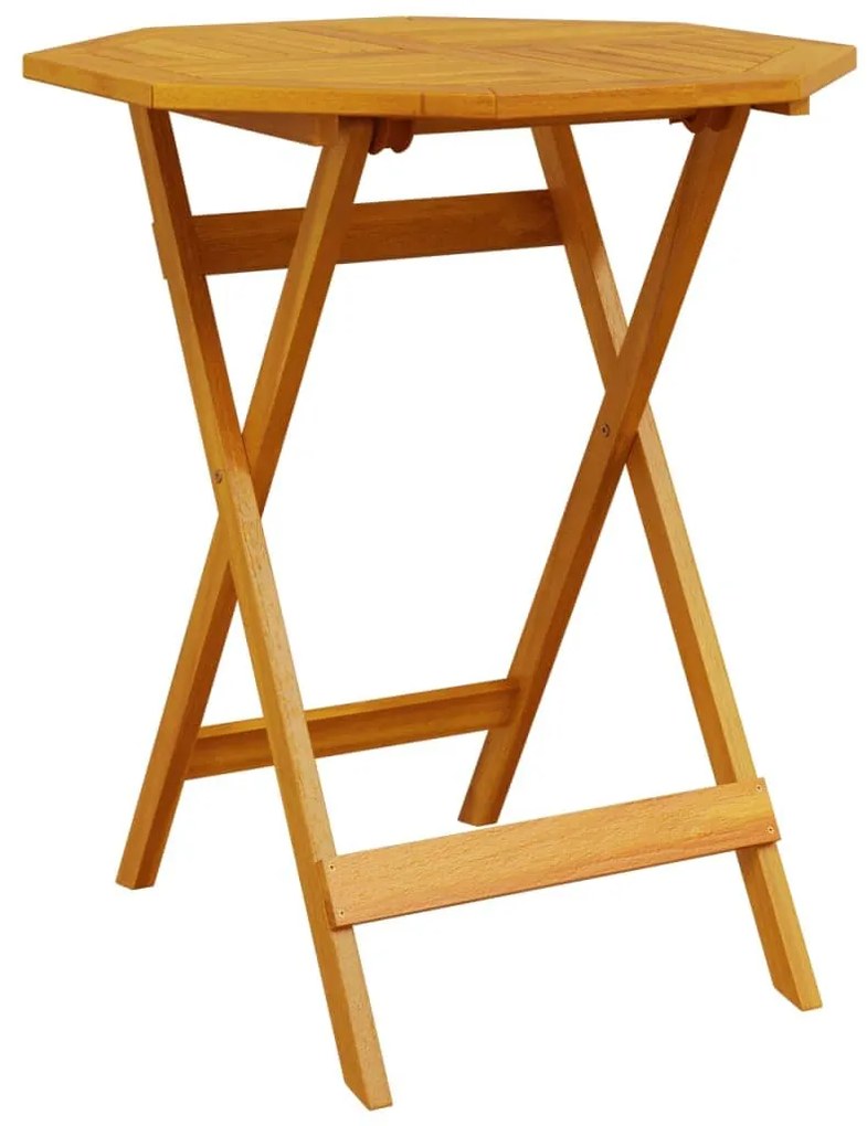 Conjunto de Mobiliário Externo 3 pcs Castanho 70 x 70 x 75 cm